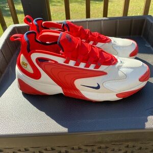 Nike Zoom 2K White University Red Men’s Size 13 Sneakers